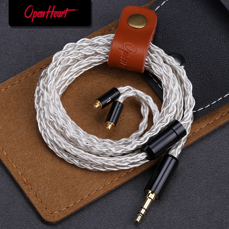 OPENHEART 8 Core Silver Plated Copper Replace Earphone Cable