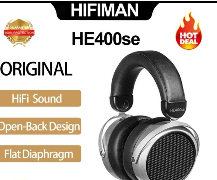 Original Hifiman HE400se Over Ear Planar Magnetic Headphones